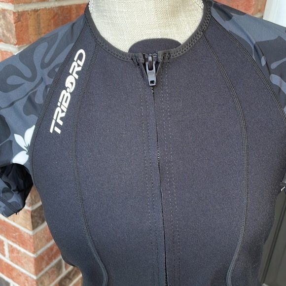 Tribord Neoprene Short‎ Sleeve Zip-Up Top - Picture 3 of 8